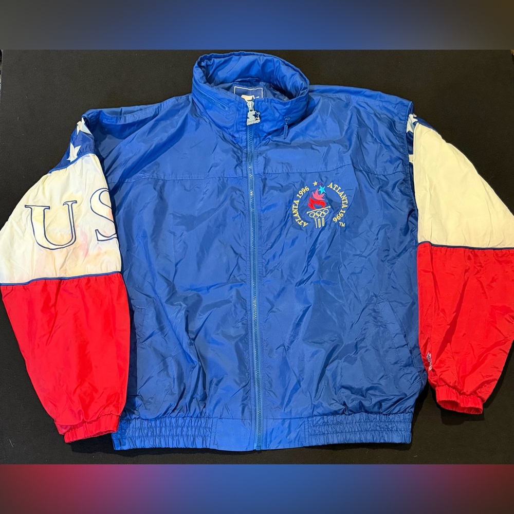 Vintage 1996 STARTER Atlanta Olympic Games Collection Jacket XL Team USA
